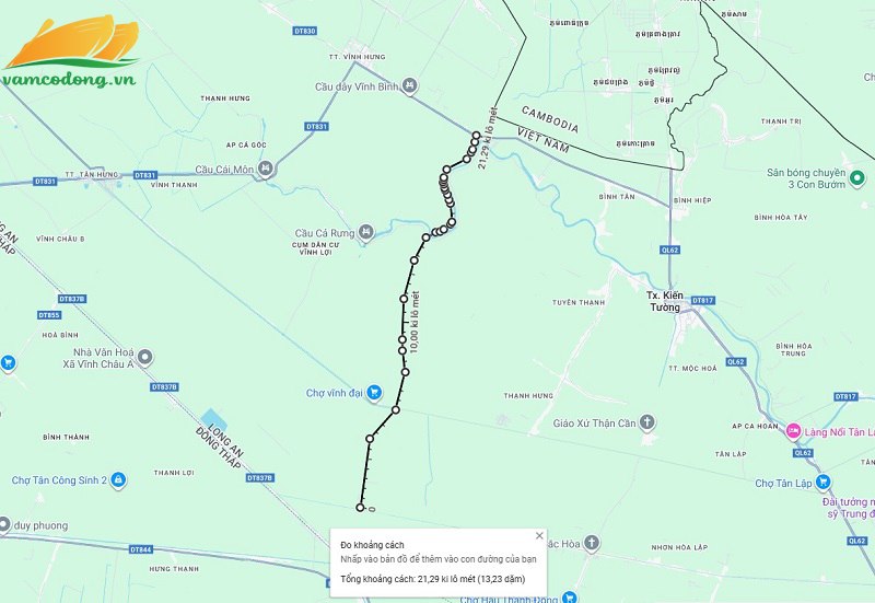 096.81.01 Hình vẽ vệ tinh đường Vĩnh Bữu Vĩnh Đại Vĩnh Bình